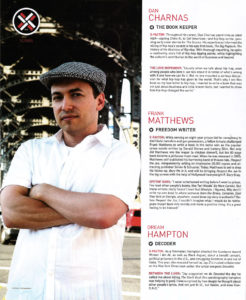 Dan Charnas in Vibe "Juice" Issue